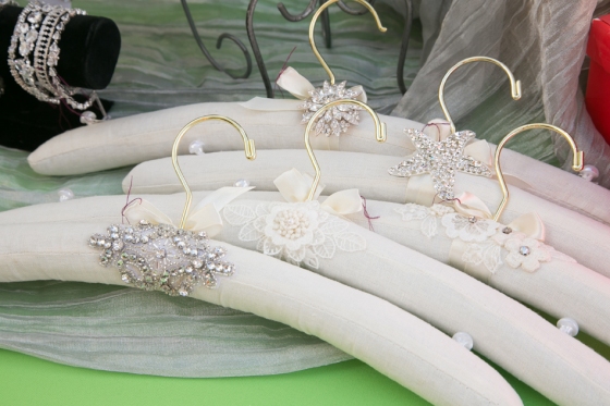 Bridal gown hangers by One World Designs